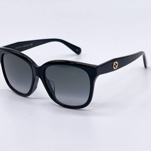 Sale! New Gucci Women\'s 56mm Black Cat Eye Sunglasses!